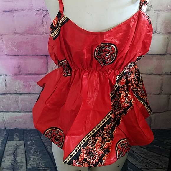 African Print Top - Picture 4 of 5